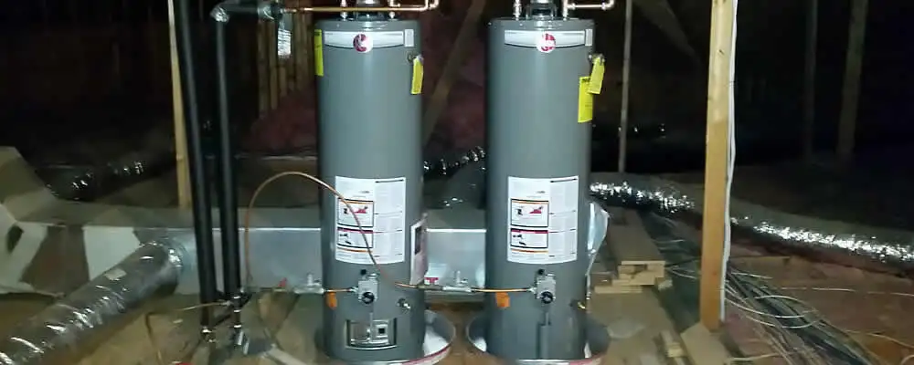 Tankless water heater installation for home hot water in Wilmington, NC